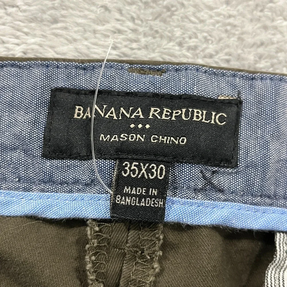 Banana Republic Pants Mens 33x28* Mason Chino Preppy Academia Office Work‎